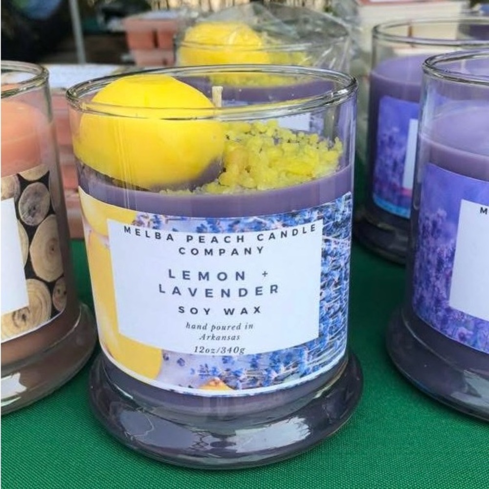 Lemon and Lavender Soy Wax Candle